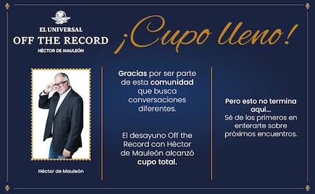 ¿Te quedaste fuera? El desayuno con Héctor de Mauleón agotó entradas; conoce los próximos eventos