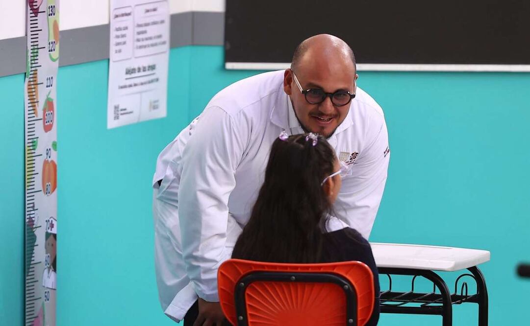 Estrategia Nacional Vive Saludable, Vive Feliz en el patio central de la Secretaría de Educación Pública. Foto: Berenice Fregoso/EL UNIVERSAL