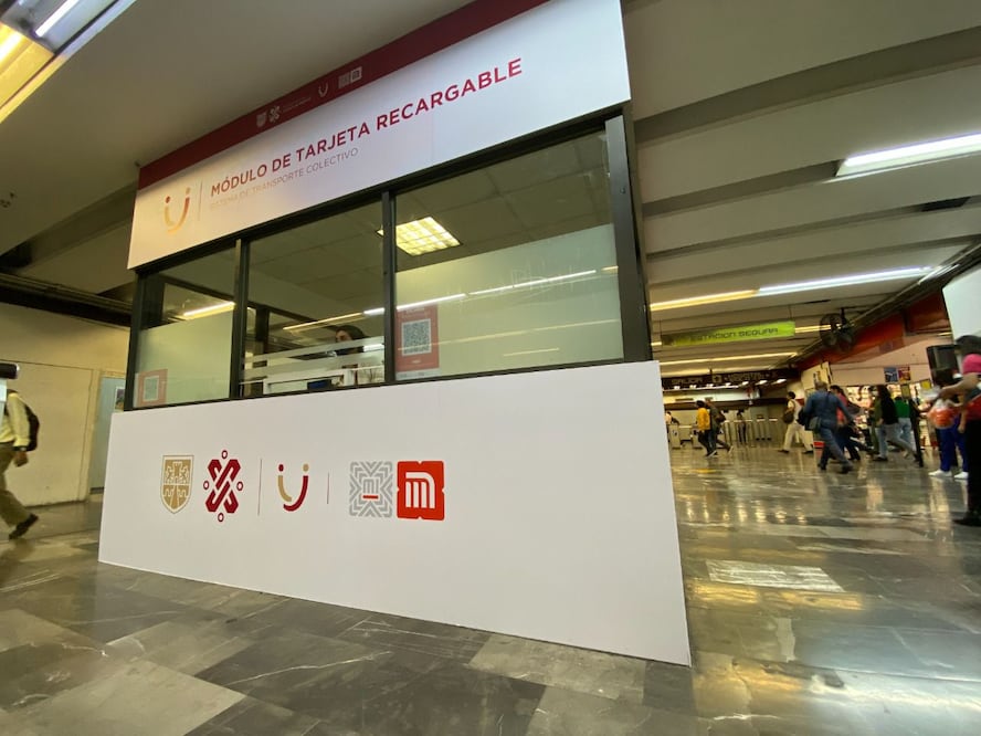 El módulo está instalado en el pasillo de correspondencia de la Línea 9 con la Línea 3. Foto: Especial