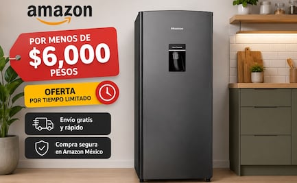 Amazon México remata refrigerador Hisense por menos de 6 mil pesos; no dejes pasar esta oferta