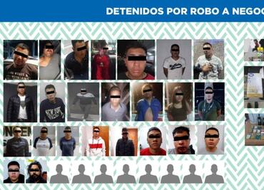 Detienen en dos días a 42 por robo a tiendas de la CDMX