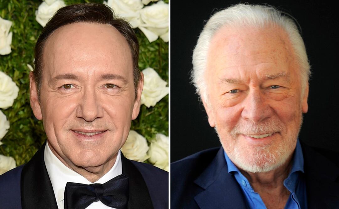 Kevin Spacey y Christopher Plummer. Foto: AP
