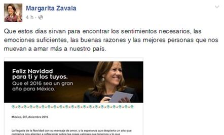 México llega a estas fechas agraviado: Zavala