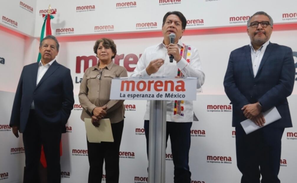 Delfina Gómez alista gira en Edomex con Horacio Duarte e Higinio Martínez como parte de su equipo