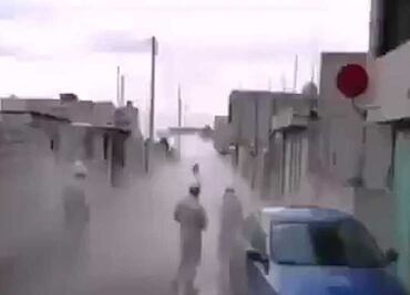 Regresa a rescatar a su perro en medio de la nube de gas en Puebla