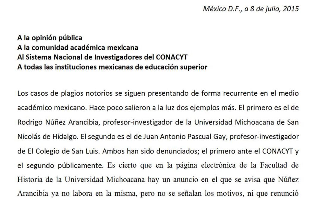 Investigadores solicitan considerar los últimos casos de plagio como precedente para evitar nuevas faltas en publicaciones académicas. (FOTO: Especial)