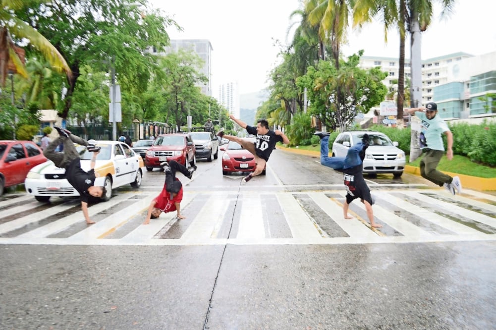 Ztimpy y su colectivo Raspasuelas suelen realizar espectáculos al aire libre y en encuentros urbanos para reunir fondos y así participar en distintas competencias, algunas incluso internacionales (DASSAEV TÉLLEZ)