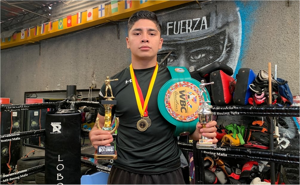 Ithan Mejía, peleador e ingeniero en sistemas computacionales. FOTO: Edgar Enríquez/ EL UNIVERSAL