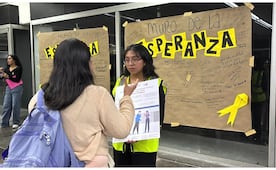 STC y UNAM llevan al Metro el "Muro de la Esperanza"; promueven prevención del suicidio y la salud mental