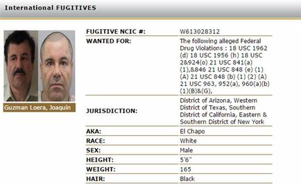 Emite DEA nueva ficha contra “El Chapo”