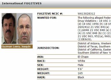 Emite DEA nueva ficha contra “El Chapo”