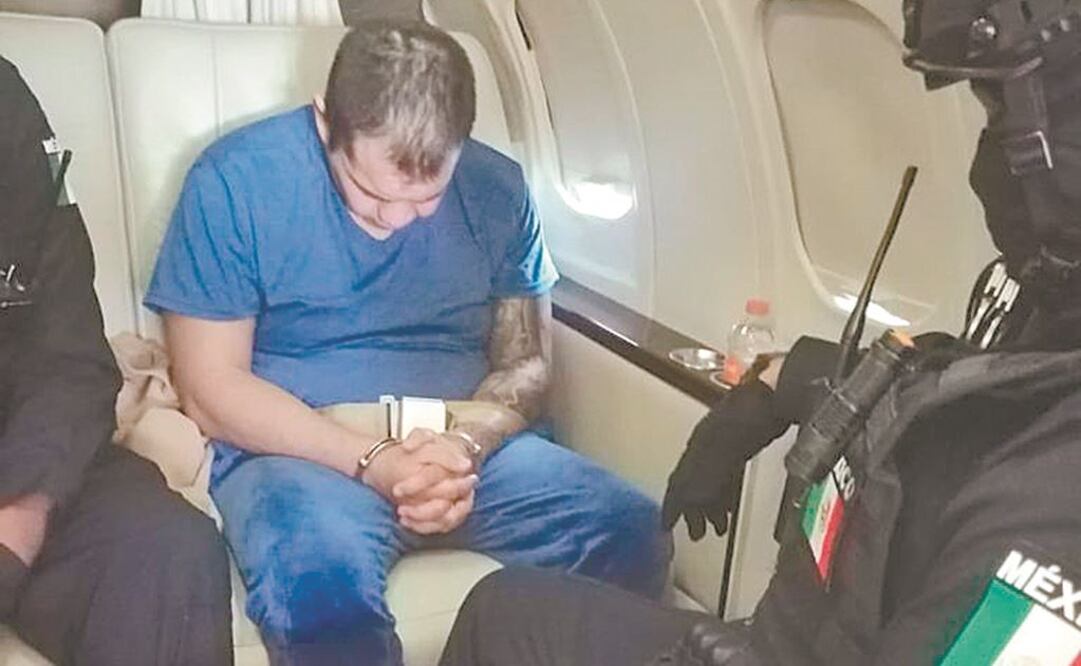 Traslado. El líder de La Unión estuvo resguardado por elementos de Control Penitenciario Neza-Bordo. Foto: ESPECIAL