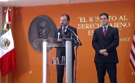 Luis Videgaray se reúne con funcionarios de EU