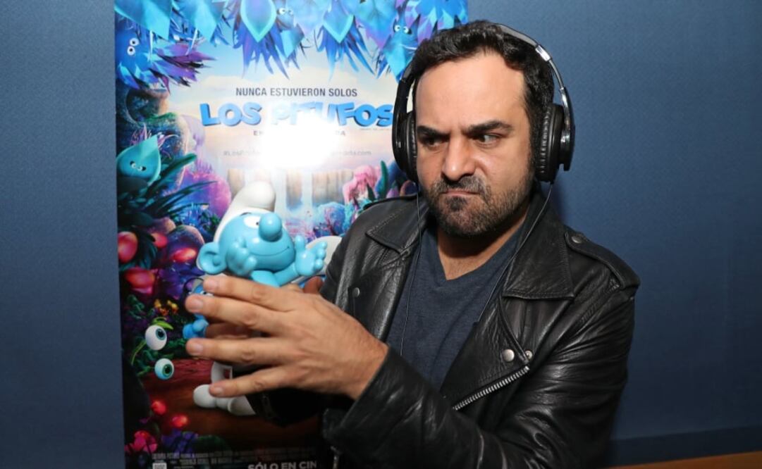 Ariel recuerda que de niño tuvo figuras coleccionables de los pitufos. Foto: Valente Rosas / EL UNIVERSAL