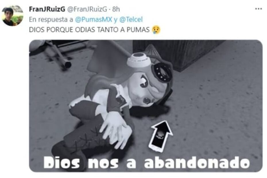 Pumas se adueñó de los memes luego de perder ante Chivas