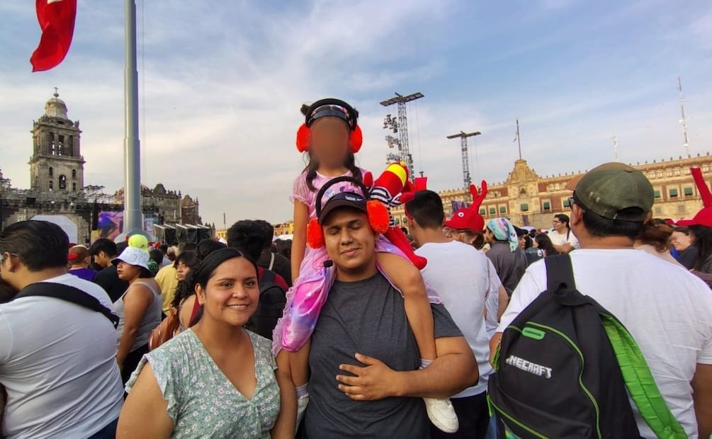 “Crecí con 31 Minutos y ahora mi hija también lo ama; era obligado venir”, relató Jorge. | Foto: Arantxa Meave.
