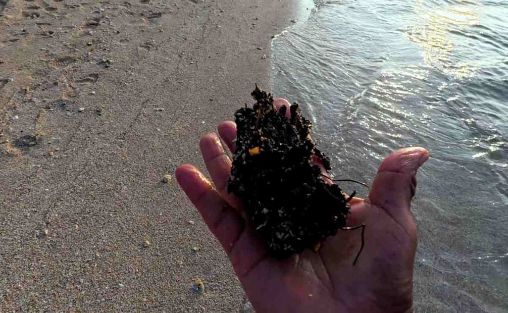 Derrame de petróleo en el Golfo de México. (16/04/26) Foto: Diego Prado/ EL UNIVERSAL