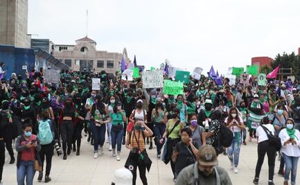 Minuto a minuto marcha feminista por el aborto en CDMX