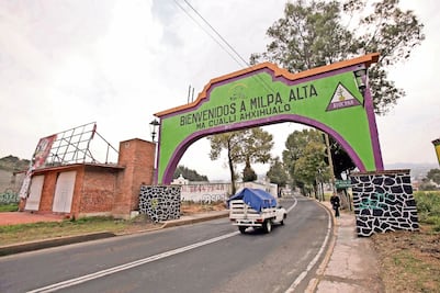 Impulsan nueva vía en Milpa Alta