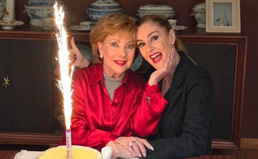 Jacqueline Andere cumple 87 años y su hija Chantal celebra su vida.
