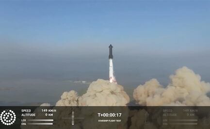 VIDEO: Así se vio la explosión del cohete Starship, en pleno vuelo de prueba