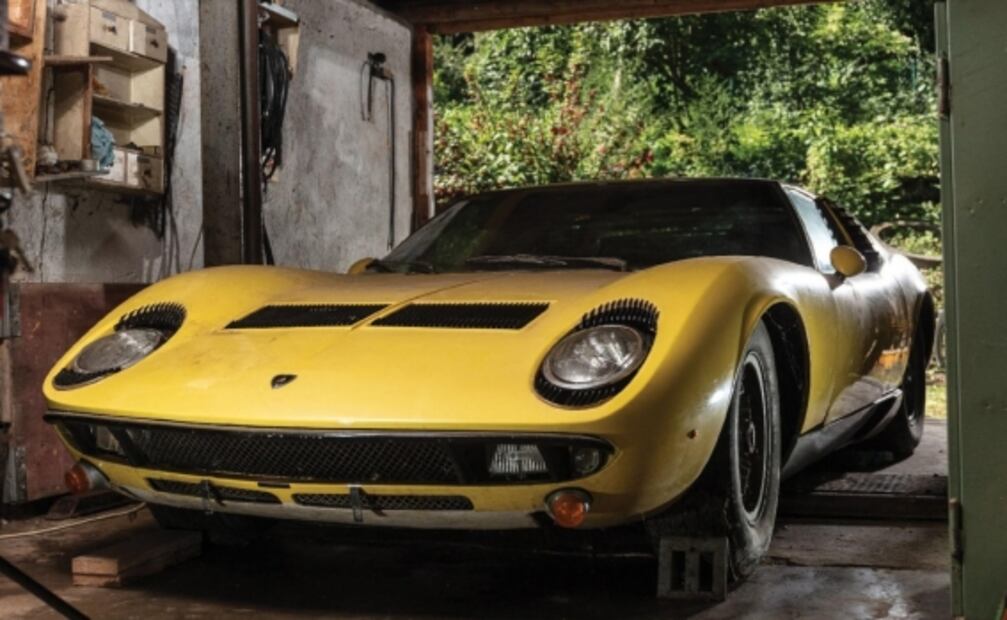 Lamborghini guardado en un granero se subastará por 1.2 millones de dólares