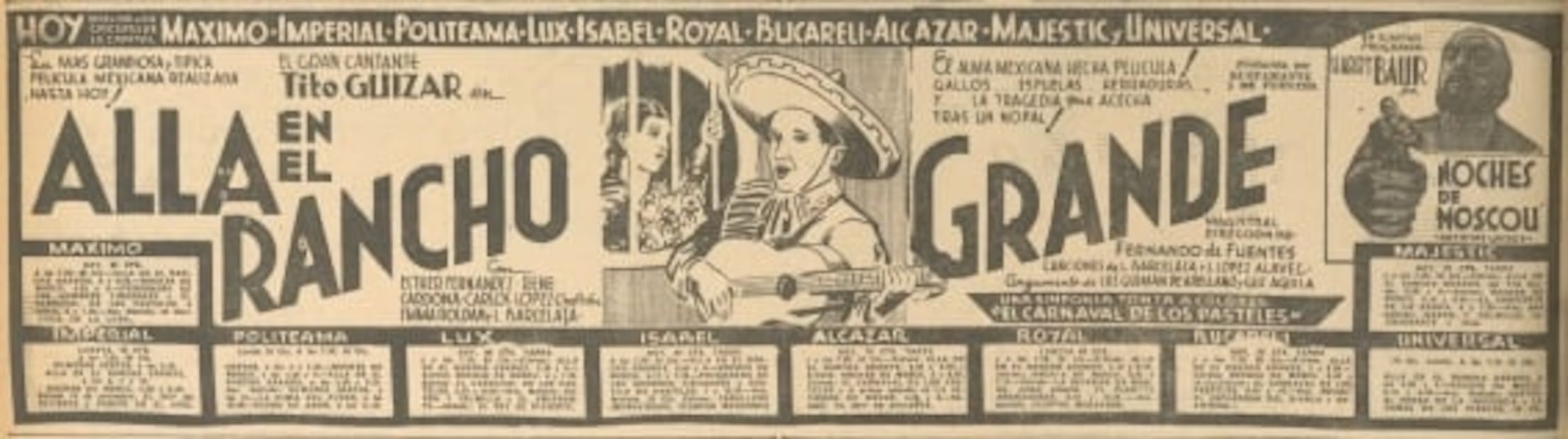 Las rancheras que el cine mexicano impulsó