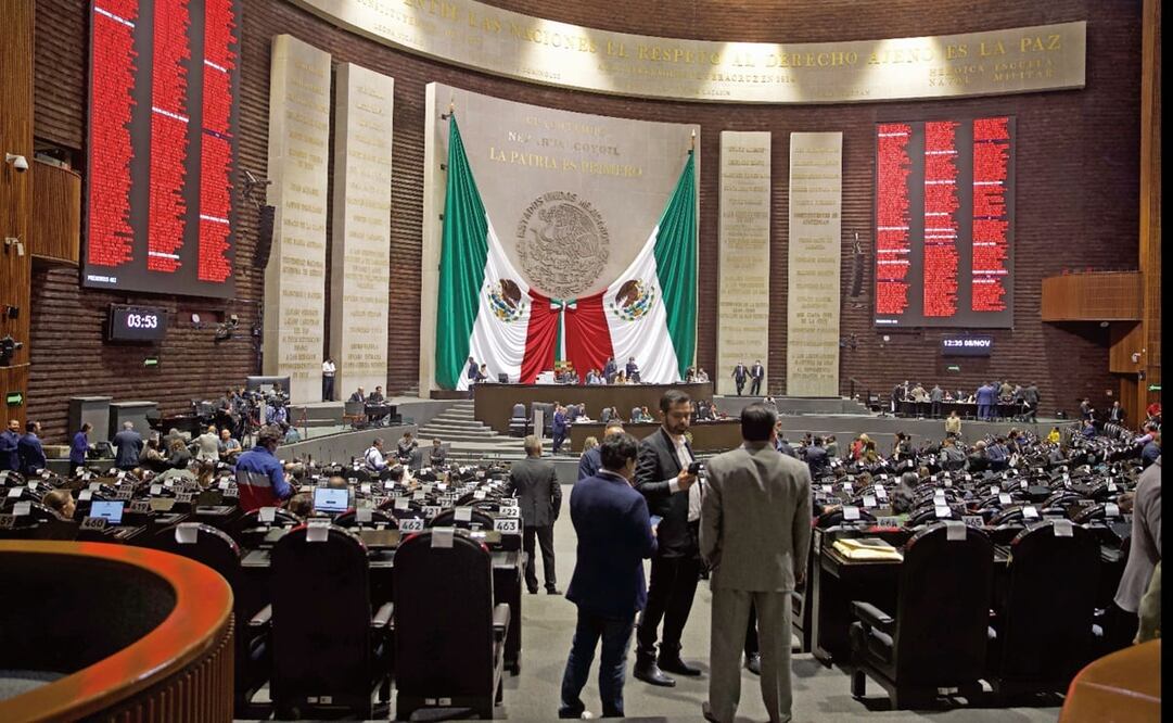 Cámara de diputados. Foto: Archivo/ EL UNIVERSAL