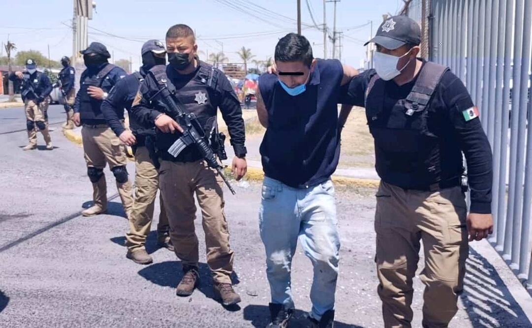 El agresor llegó al penal Neza Bordo en medio de un fuerte dispositivo de seguridad Foto: Especial 