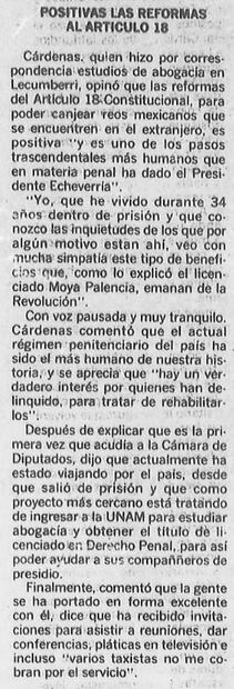 El "Goyo" Cárdenas, de feminicida repudiado en 1942 a celebridad aplaudida por diputados en 1976