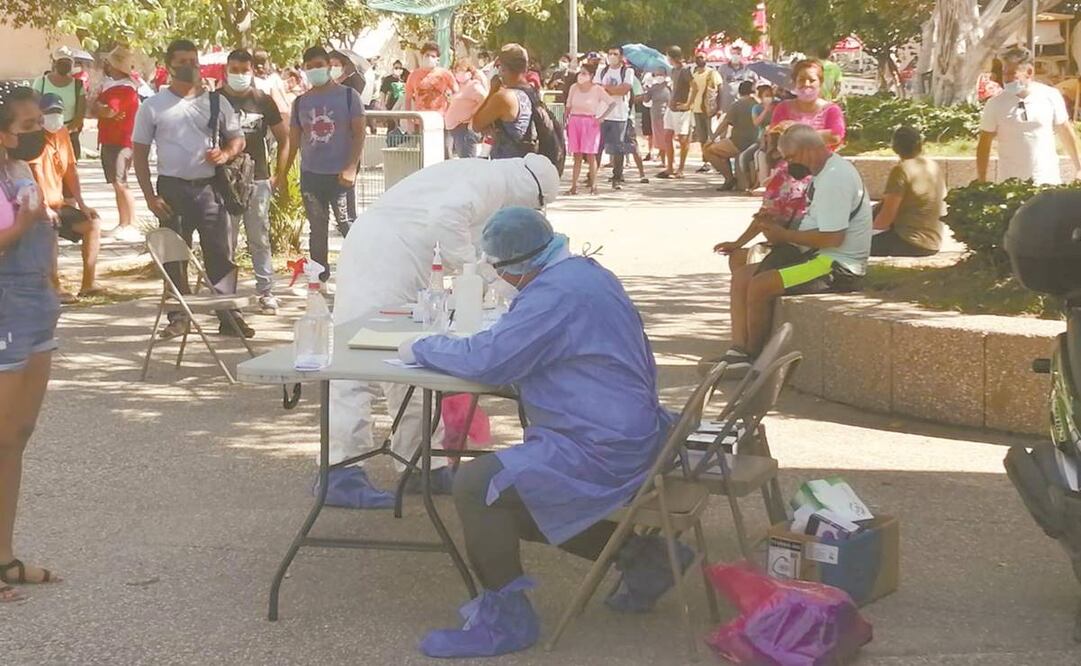 Este viernes en Guerrero se contabilizaron 442 nuevos casos, y la ocupación hospitalaria llegó a 56%. Foto: Especial.