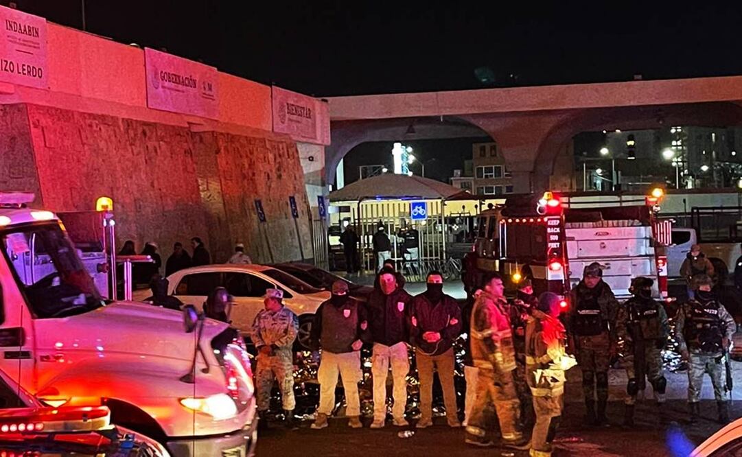 Mueren 39 migrantes en un incendio en inmediaciones del INM. Foto: Paola Gamboa/EL UNIVERSAL