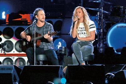 Beyoncé canta contra el hambre