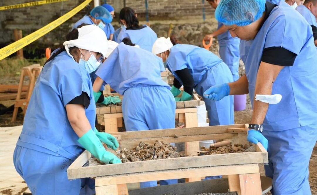 Durante la cuarta etapa de exhumaciones en panteón de Morelos, localizan indicios de restos humanos (30/05/2025). Foto: Especial