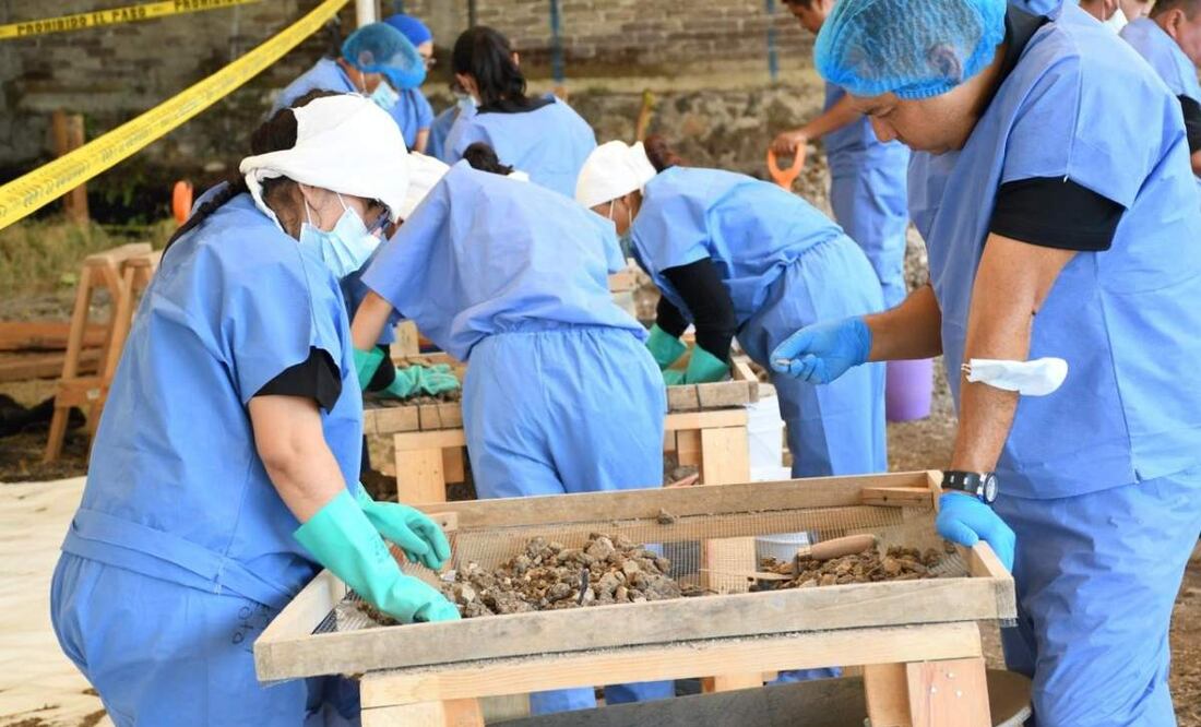 Durante la cuarta etapa de exhumaciones en panteón de Morelos, localizan indicios de restos humanos (30/05/2025). Foto: Especial
