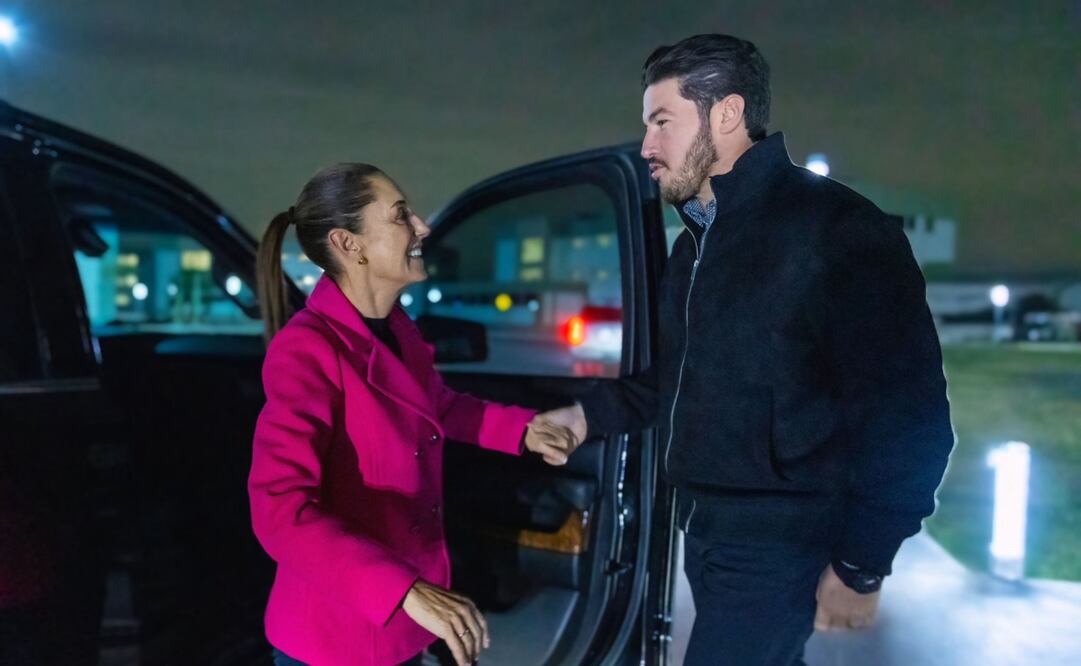 Claudia Sheinbaum y Samuel García. Foto tomada: de @samuel_garcias