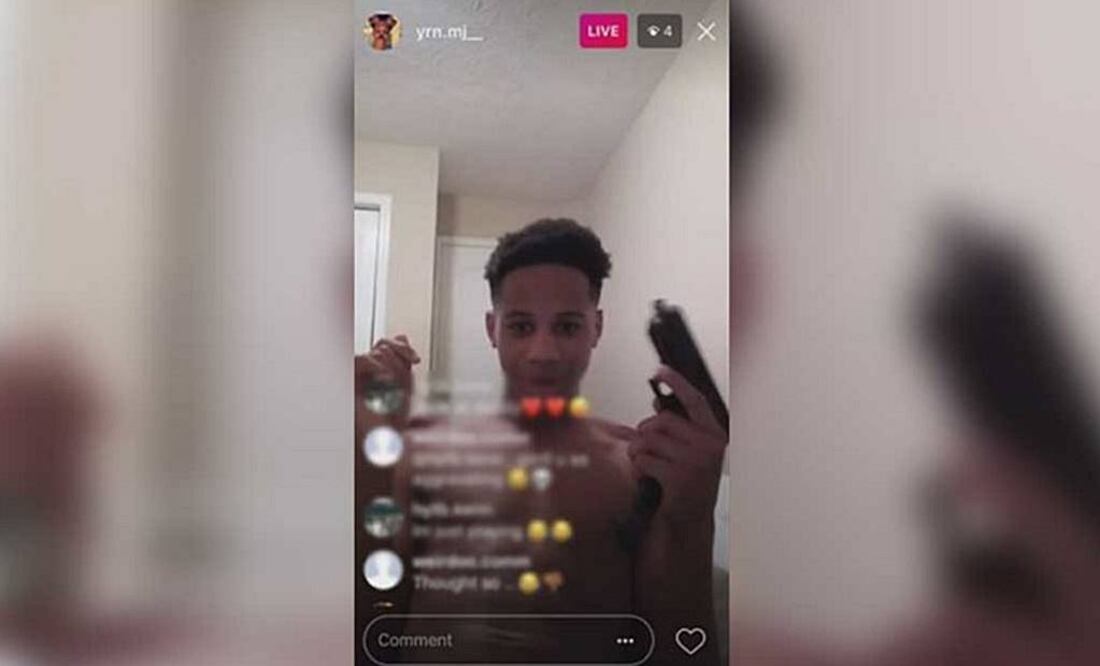 Presume arma en Instragram Live; se dispara por error y muere