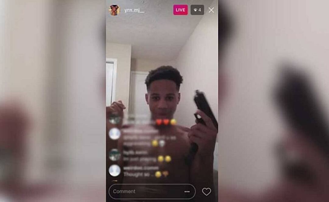 Presume arma en Instragram Live; se dispara por error y muere