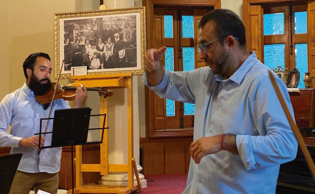 La Orquesta Mabarak debutará hoy en el Auditorio Divino Narciso de la Universidad del Claustro de Sor Juana FOTOS: ARANTXA MERLIN MABARAK