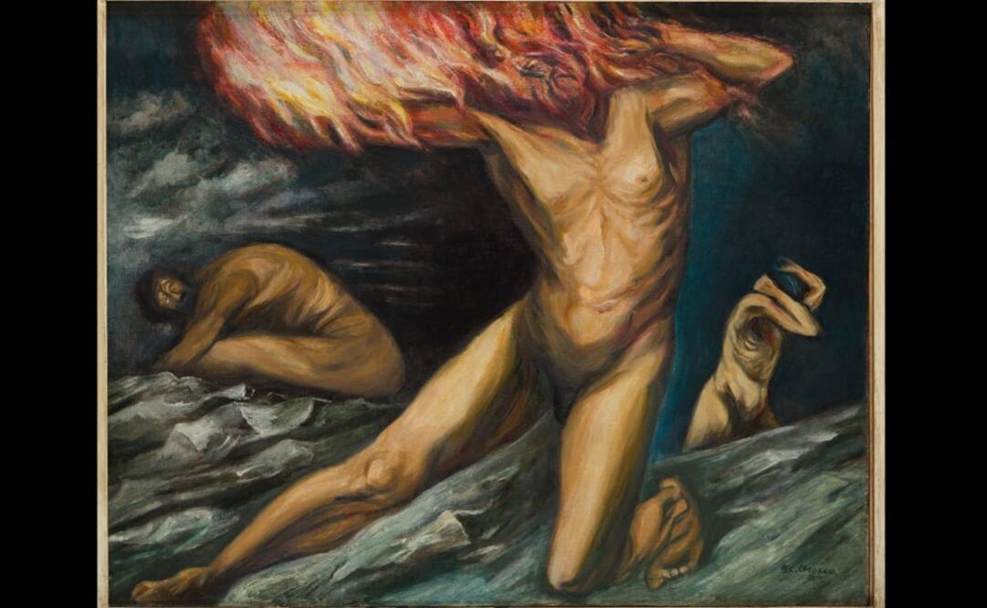 "Prometeo" (Prometheus), by José Clemente Orozco - Photo: A Estrada/EL UNIVERSAL
