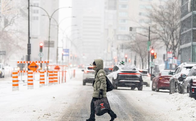 Un vórtice polar azota Canadá; la sensación térmica cae hasta los -50 grados