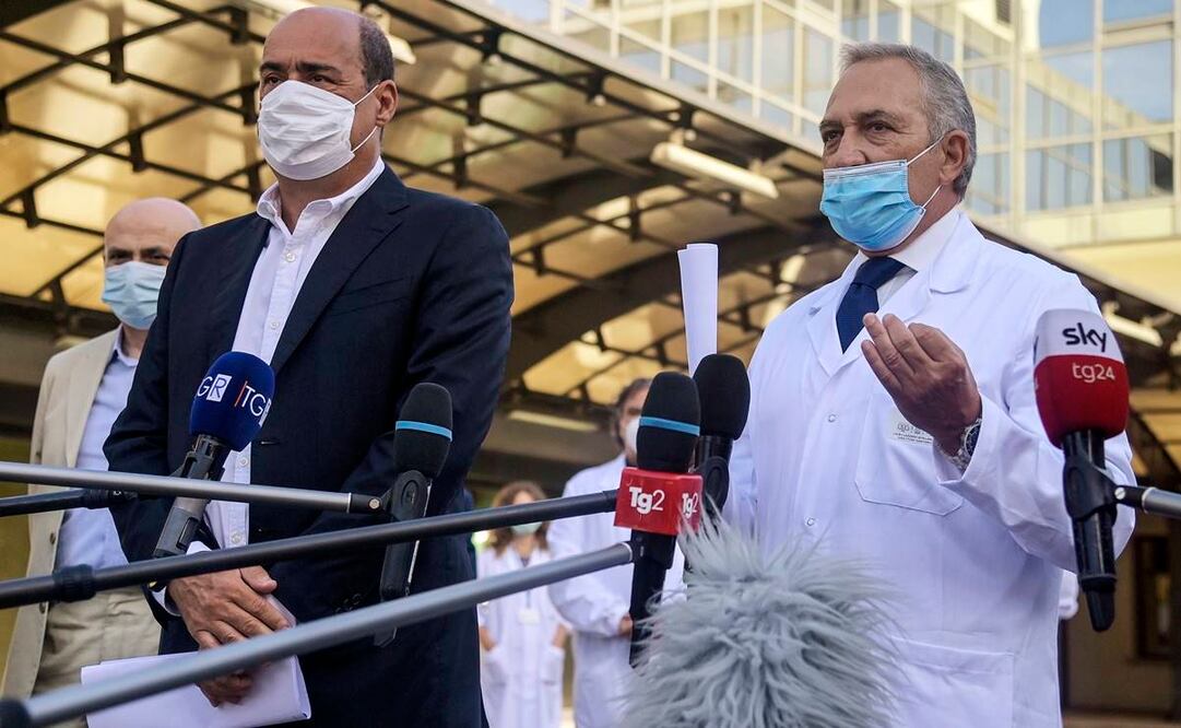 Francesco Vaia, director sanitario del Instituto Nacional de Enfermedades Infecciosas Lazzaro Spallanzani. (Foto: EFE)