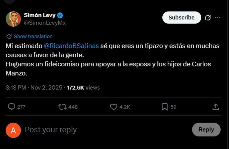 Foto: Captura de pantalla en X