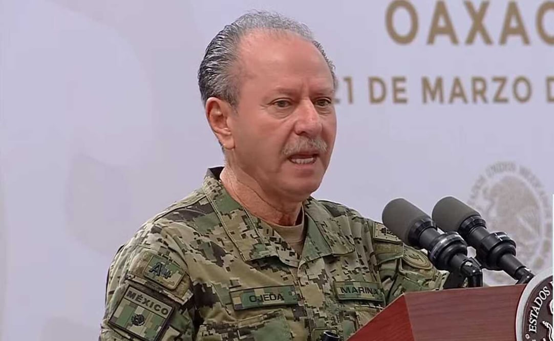 Almirante José Rafael Ojeda Durán, secretario de la Marina. Foto: captura de pantalla 