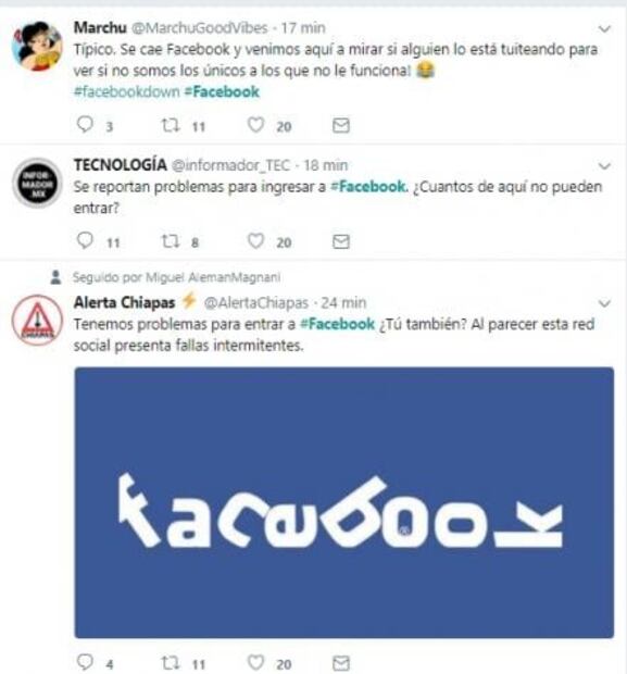 Problemas para entrar a Facebook por mantenimiento