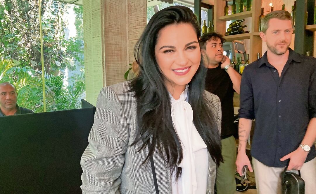 A Maite le agrada el programa que produce su esposo Andrés Tovar. Foto: Armando Pereda / EL UNIVERSAL