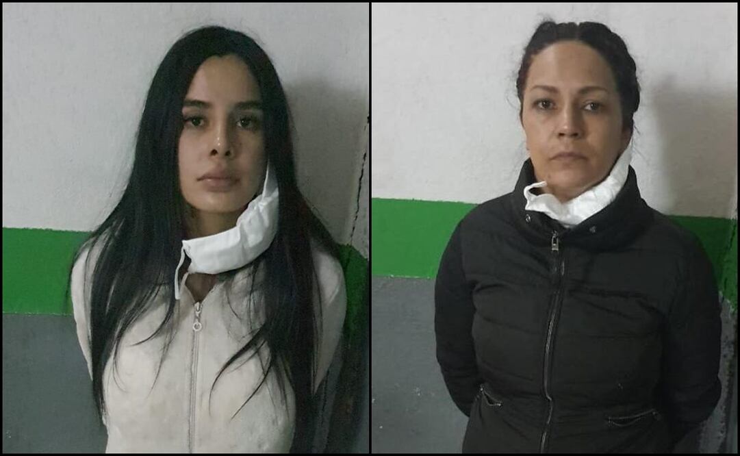Mitzi fue detenida junto con su madre Laura "B". Ambas fueron trasladas a la fiscalía de narcomenudeo. Fotos: Especiales