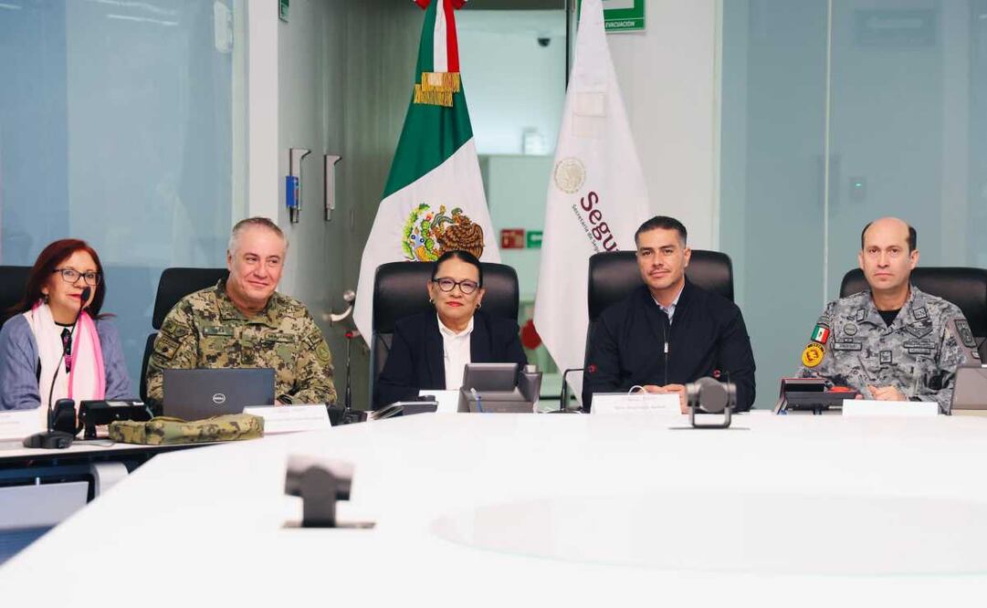 El titular de la SSPC, Omar García Harfuch, informó que  por instrucciones de la presidenta Claudia Sheinbaum se instaló la mesa de seguridad en la dependencia para monitoreo de la jornada electoral. Foto: Especial.