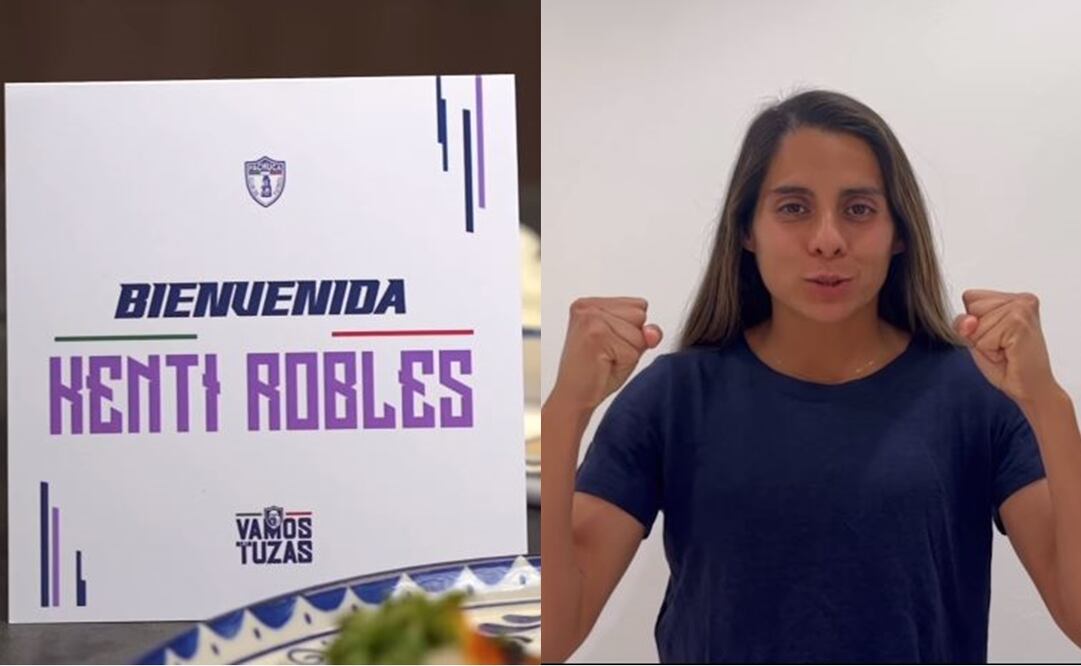 Kenti Roblese se une a las Tuzas del Pachuca de la Liga MX Femenil - Fotos: Pachuca Femenil