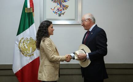 Ken Salazar y Luisa María Alcalde acuerdan fortalecer atención en combate al tráfico de drogas